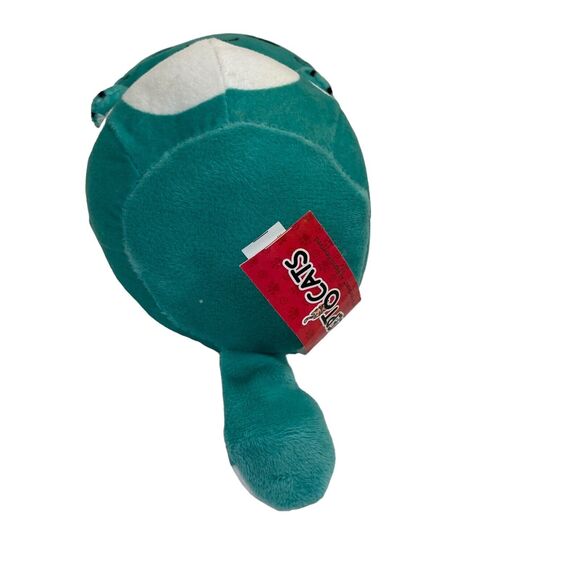 KLEPTOCAT *NEW* Teal Green Papu Plush Patio Cat Good Stuff Stuffed Animal Small - Picture 6 of 9